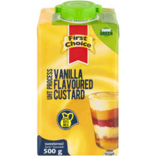 FIRST CHOICE CUSTARD 10X500G VANILLA