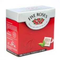 100'S FIVE ROSES TAGLESS TEABAGS