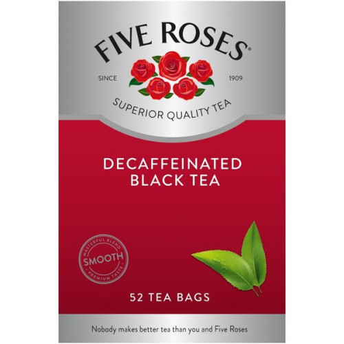 FIVE ROSES 6X125G (52'S) DECAF BLAC