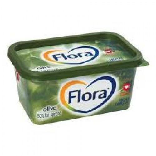 500G FLORA TUB OLIVE OMEGA 3 50% F/SPREA