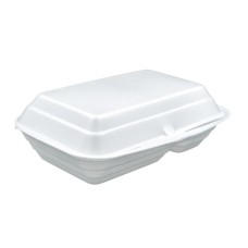 FOAM-PAK NO.40 MEAL BOX LARGE 2 DIV 75&#