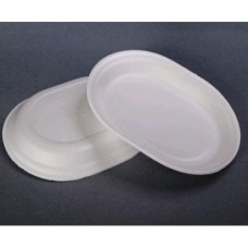 FOAM-PAK NO.2 WHITE OVAL TRAY 200PCS