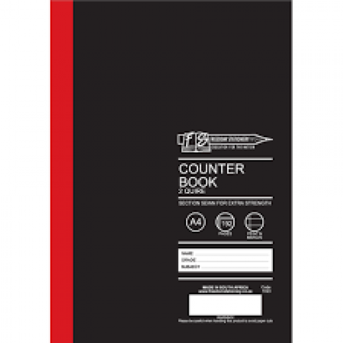 FS A4 2QUIRE HARDCOVER COUNTER BOOK