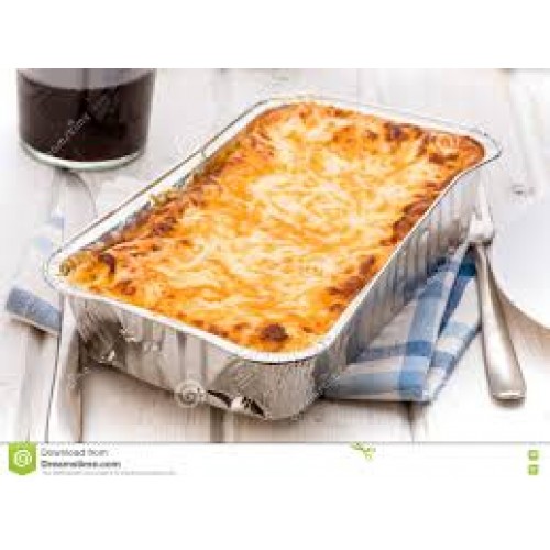 FOIL LASAGNE DISH MEDIUM 10'S + LID