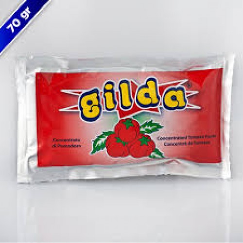 GILDA 50X70G TOMATO PASTE SACHETS