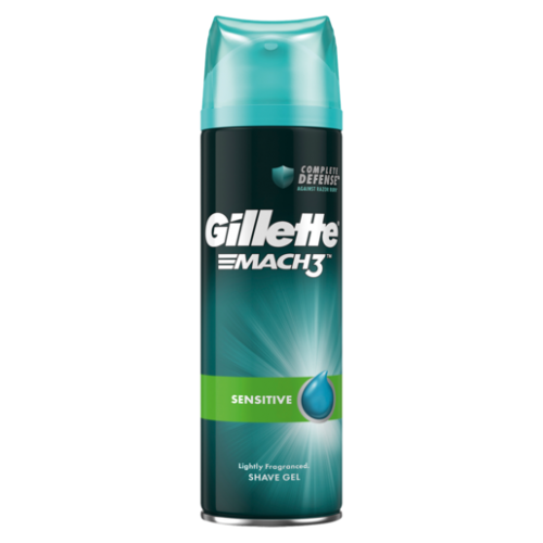 200ML GILLETTE MACH3 SENSITIVE SHAVE GEL