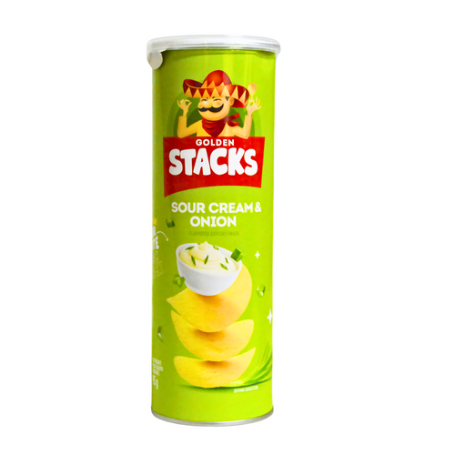 GOLDEN STACKS 24X95G SOUR CREAM & ON