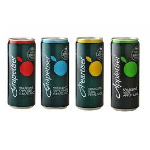 GRAPETISER 6X330ML 100% RED SLEND/CAN