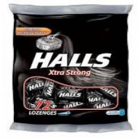 HALLS XTRA STRONG COUGH DROPS 72'S