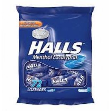 HALLS METHOLYPTUS COUGH DROPS 72'S