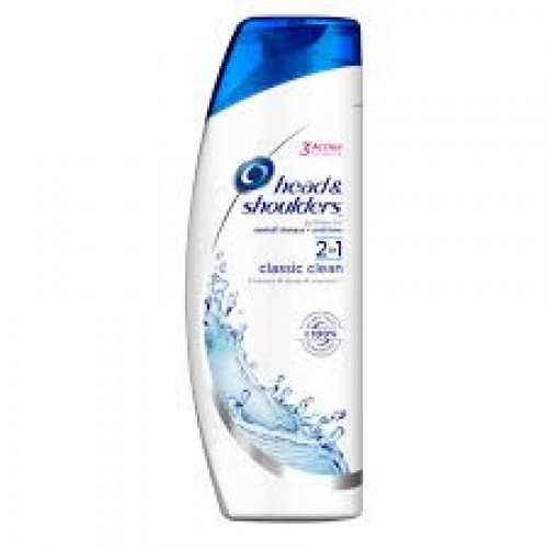 400ML H&S 2IN1 CLASSIC CLEAN SHAMPOO