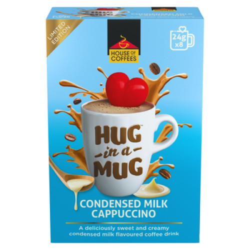 HUG-IN A-MUG 8X24G CONDENSED CAPPUCCINO
