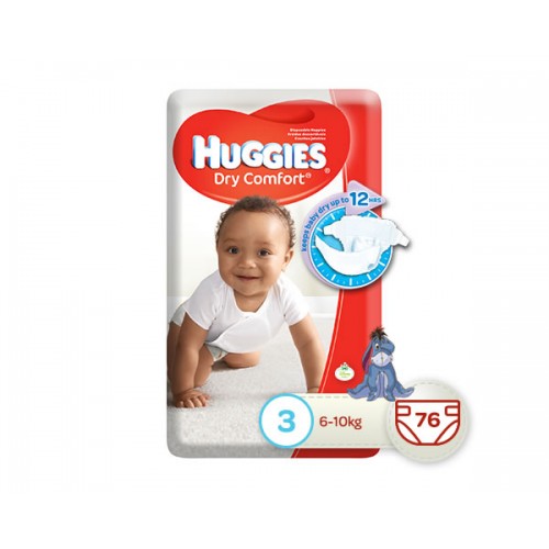 HUGGIES 3 DRY COMFORT 6-10KG 58'S