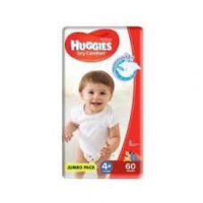 HUGGIES 4+ DRY COMFORT 12-16KG 60'S