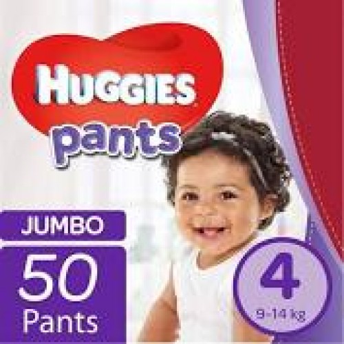 HUGGIES PANTS 4 2X50'S JUMBO PACK 9
