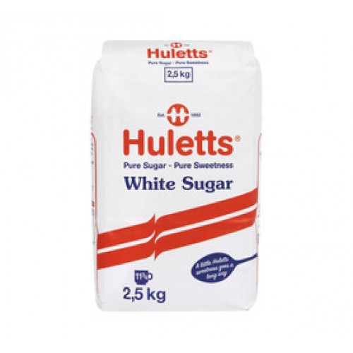 HULLETS WHITE 8X2.5KG SUGAR