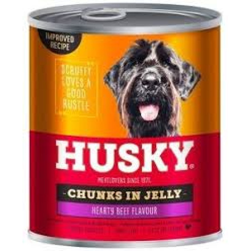 HUSKY CHUNKSIN JELLY-CHKN 6X775G