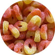 JELAXY TUBS 100'S FIZZY RINGO PEACH