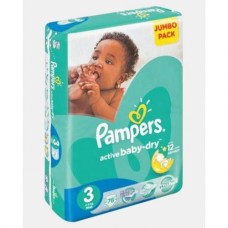 PAMPERS J/P ACTIVE NO.3(6-11KG) MID 76&#