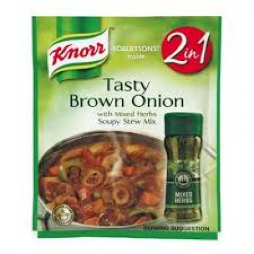 50G KNORR TASTY 2in1 BROWN ONION ST/MIX