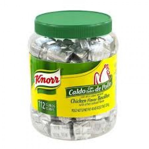 KNORROX STOCK CUBES 144X10G CHICKEN JAR