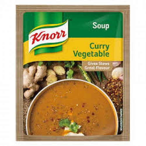 KNORR SOUP 10X50G CURRY VEGETABLE