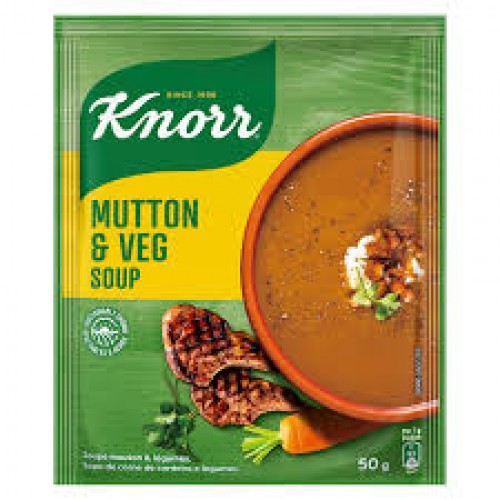 KNORR SOUP 10X50G MUTTON & VEGETABLE