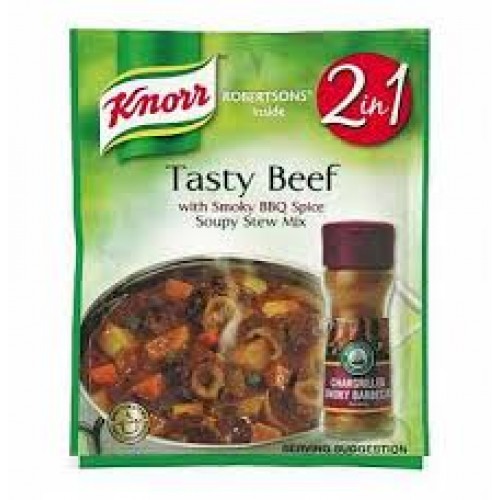 KNORR TASTY 10X50G BEEF+BBQ/SP 2in1 SM