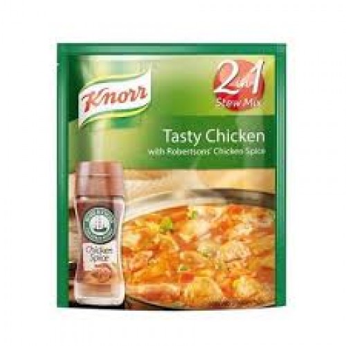 KNORR TASTY 10X50G CHICK&ON+ROSE 2in