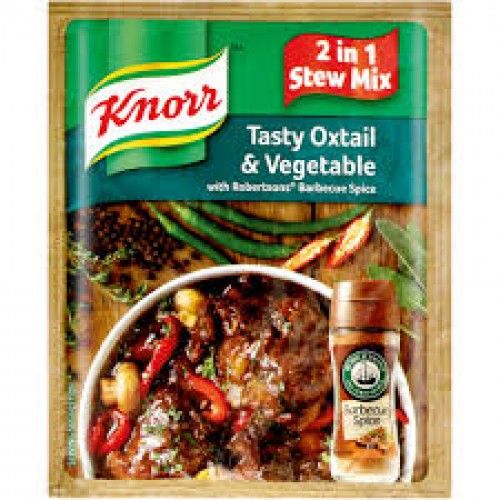 KNORR TASTY 10X50G OX&VEG+R-MED 2in1
