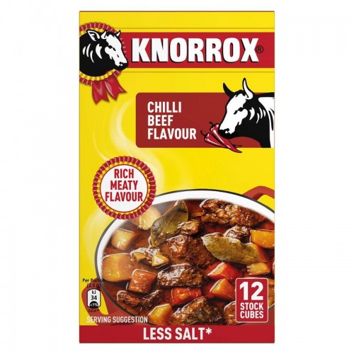 120G KNORROX CHILLI BEEF STOCK CUBES