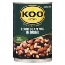 410G KOO FOUR BEAN MIX IN BRINE