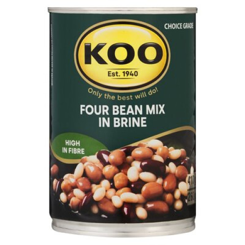 410G KOO FOUR BEAN MIX IN BRINE