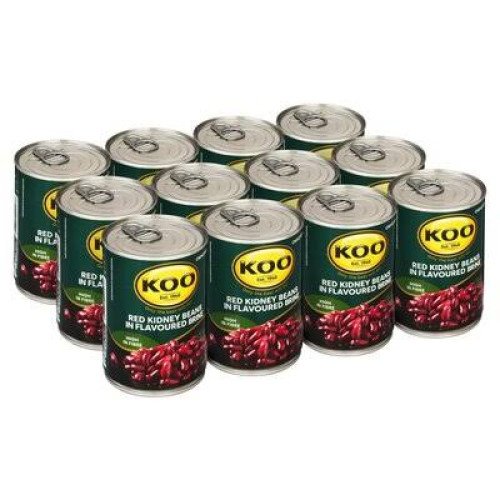 KOO RED KIDNEY BEANS 12X410G