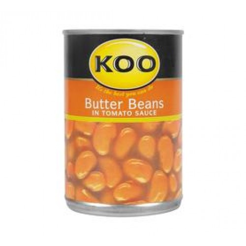 420G KOO BUTTER BEANS IN TOMATO SAUCE