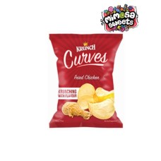 125G KRUNCH CURVES FRIED CHICKEN P/CHIPS