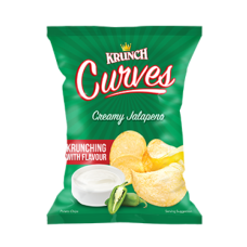 125G KRUNCH CURVES CREAMY JALAPENO P/CH