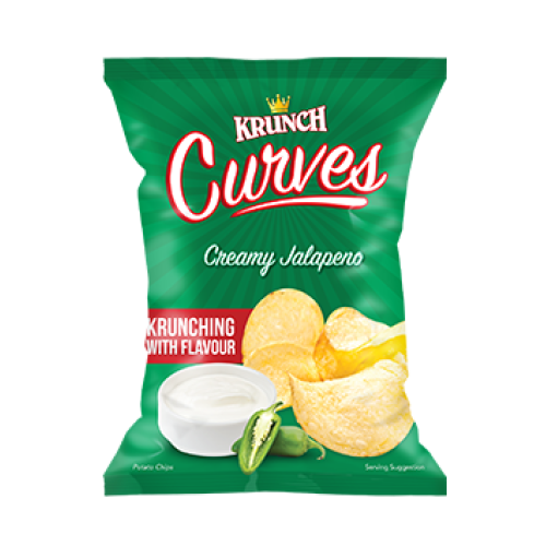 125G KRUNCH CURVES CREAMY JALAPENO P/CH