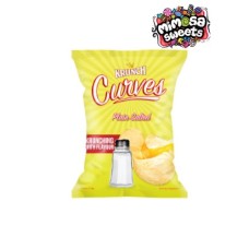 125G KRUNCH CURVES PLAIN SALTED P/CHIPS