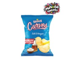 125G KRUNCH CURVES SALT/VINEGAR P/CHIPS