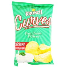125G KRUNCH CURVES SCREAM&CHIVES P/C