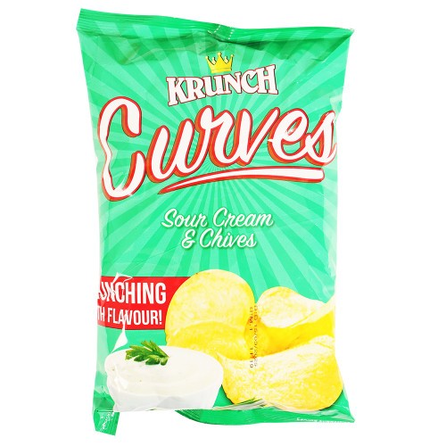125G KRUNCH CURVES SCREAM&CHIVES P/C