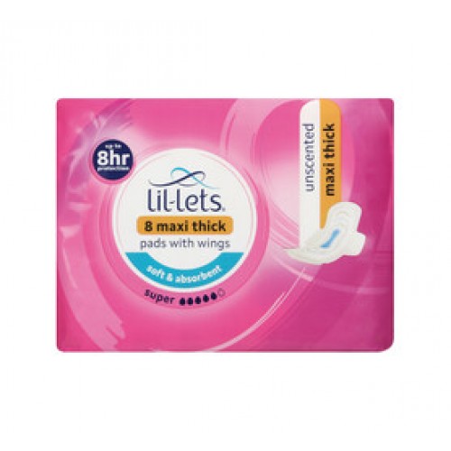 10'S LIL-LETS PAD MAXI THICK REG/UN