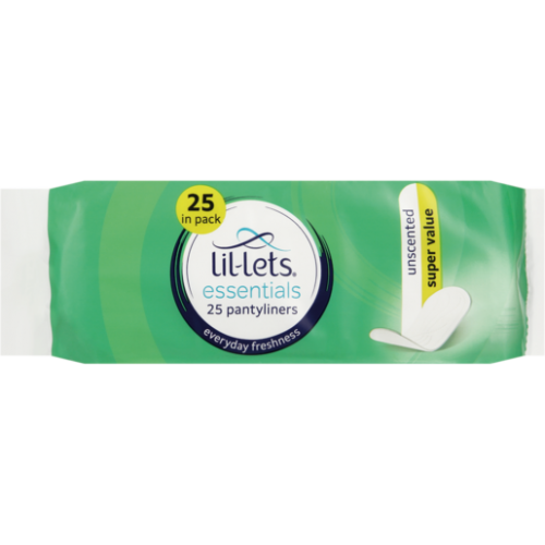 25'S LIL-LETS  PANTY LINERS UNSCENT