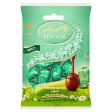 100G LINDT LINDOR MINT CHOCOLATE EGGS
