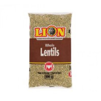 LION 10X500G WHOLE BROWN LENTILS