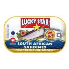 LUCKY STAR 10X120G SARDINES VEG/OIL