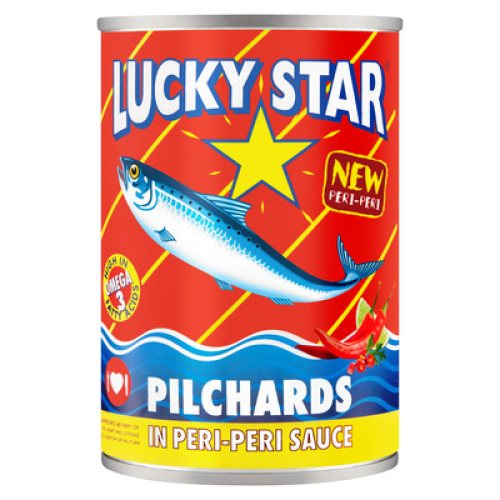 400G LUCKY STAR PILCHARDS IN PERI PERI