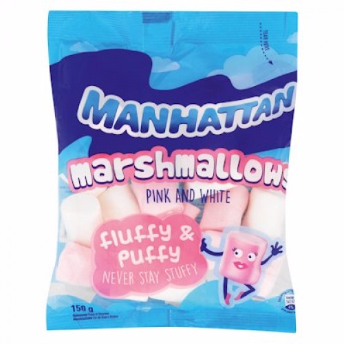 150G MANHATTAN PINK&WHITE MARSHMALLO