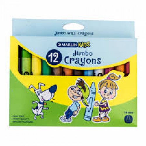 MARLIN 12'S WAX CRAYONS 8MM